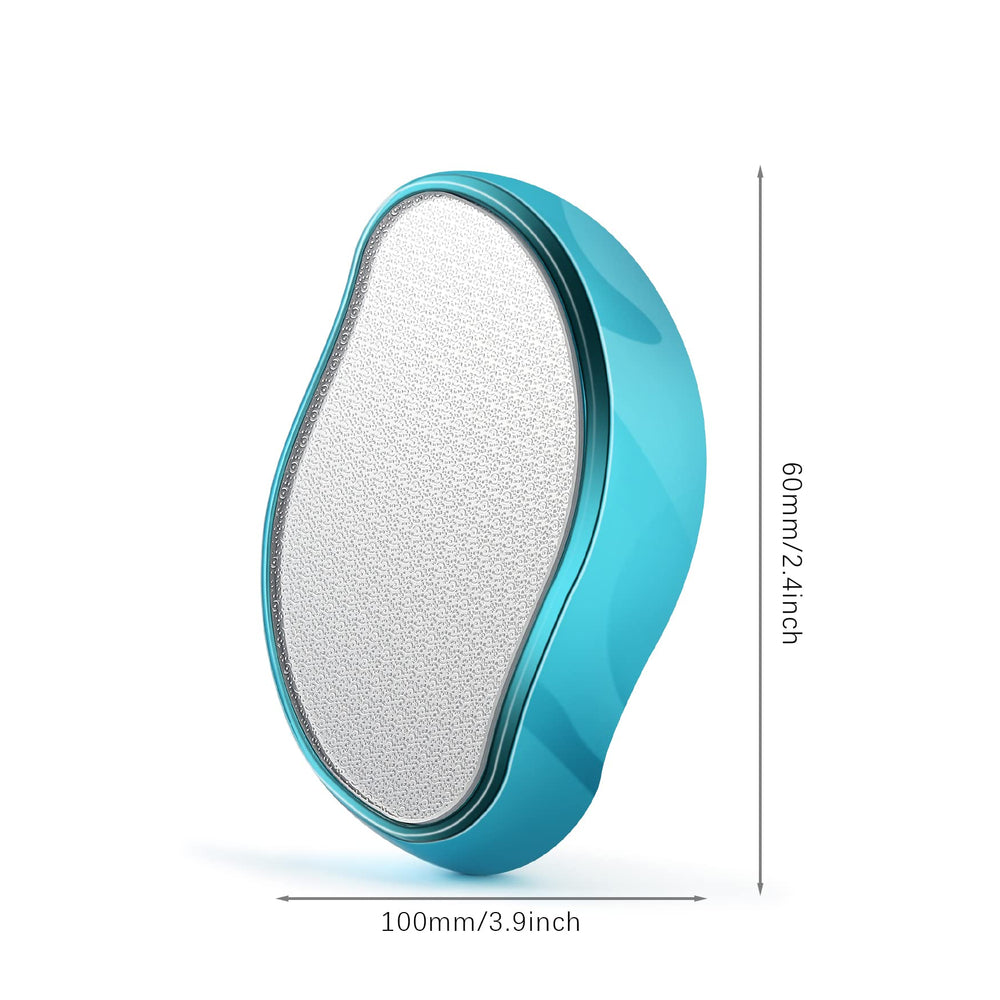 BEZOX Glass Foot File shining-blue finish adds stylish appeal during foot care sessions.