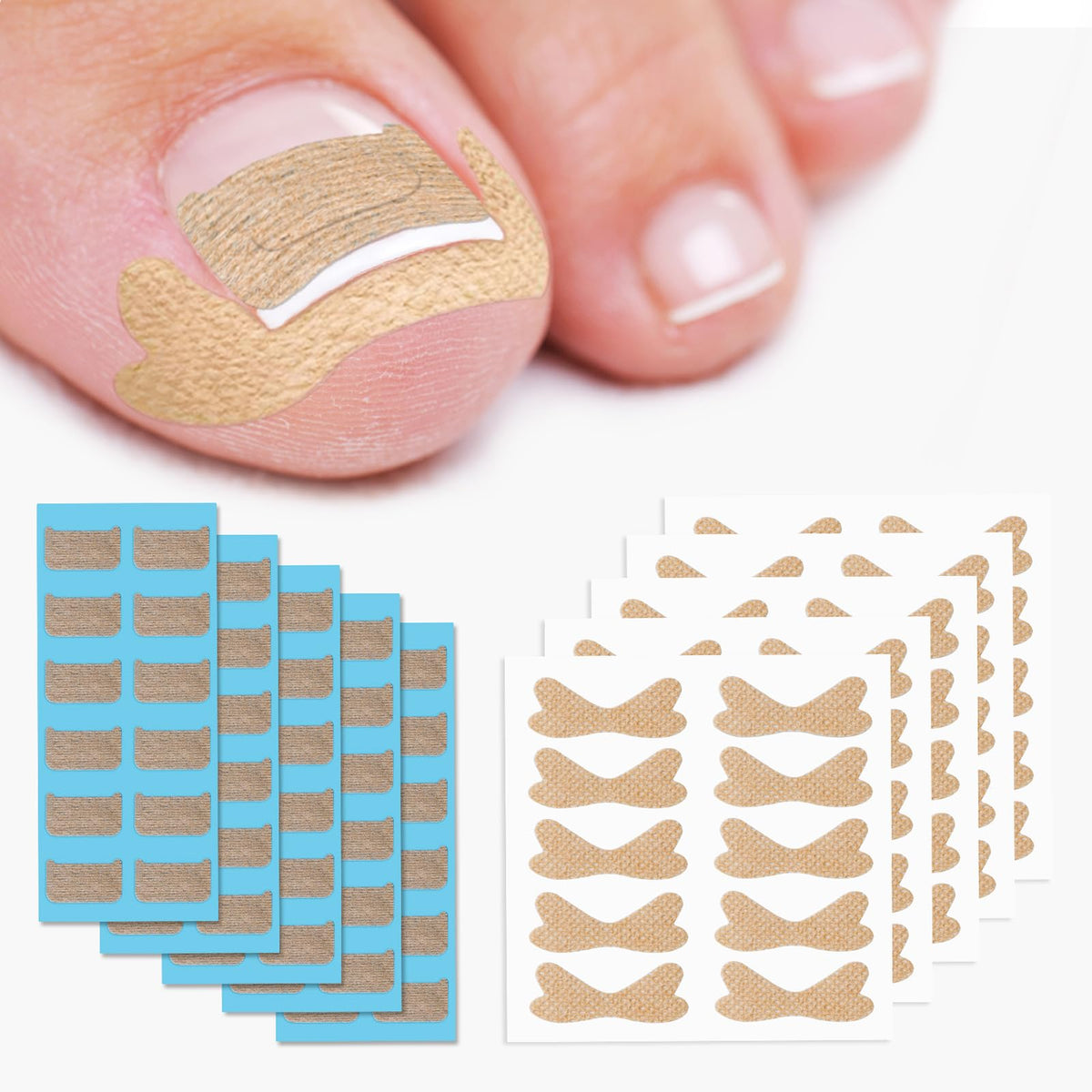 BEZOX ingrown toenail patches pack open for easy, on-the-go relief