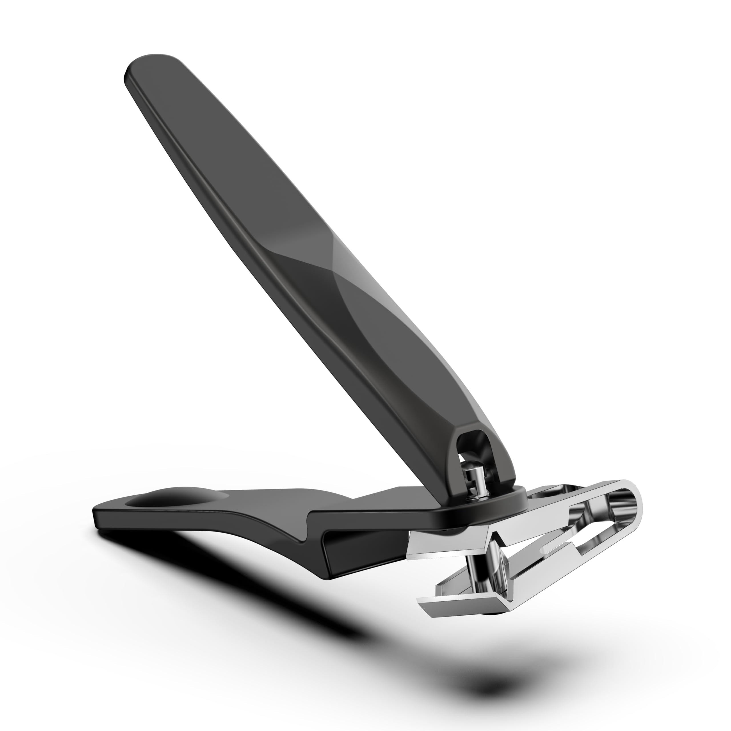 BEZOX nail clippers free-rotating jaw angle enables precise cuts on thick nails.