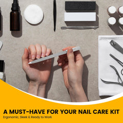 BEZOX nail file kit suitable for natural and acrylic nails at home
