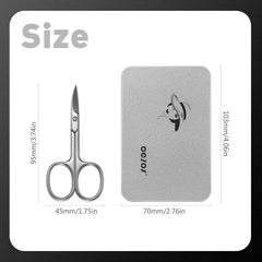 BEZOX nail scissors ergonomic-handle for comfortable grooming sessions.