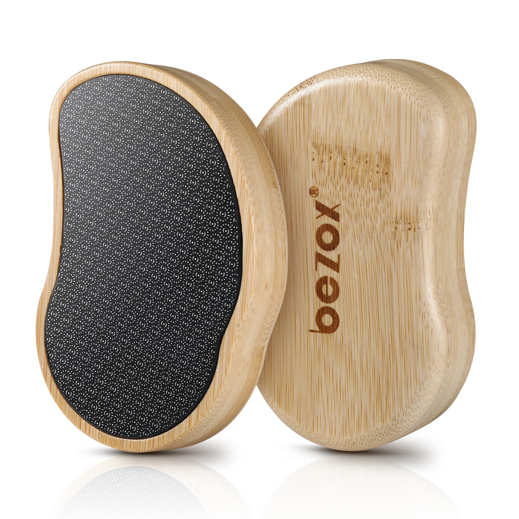 BEZOX nano-glass foot file closeup showing precise exfoliation for smoother feet.