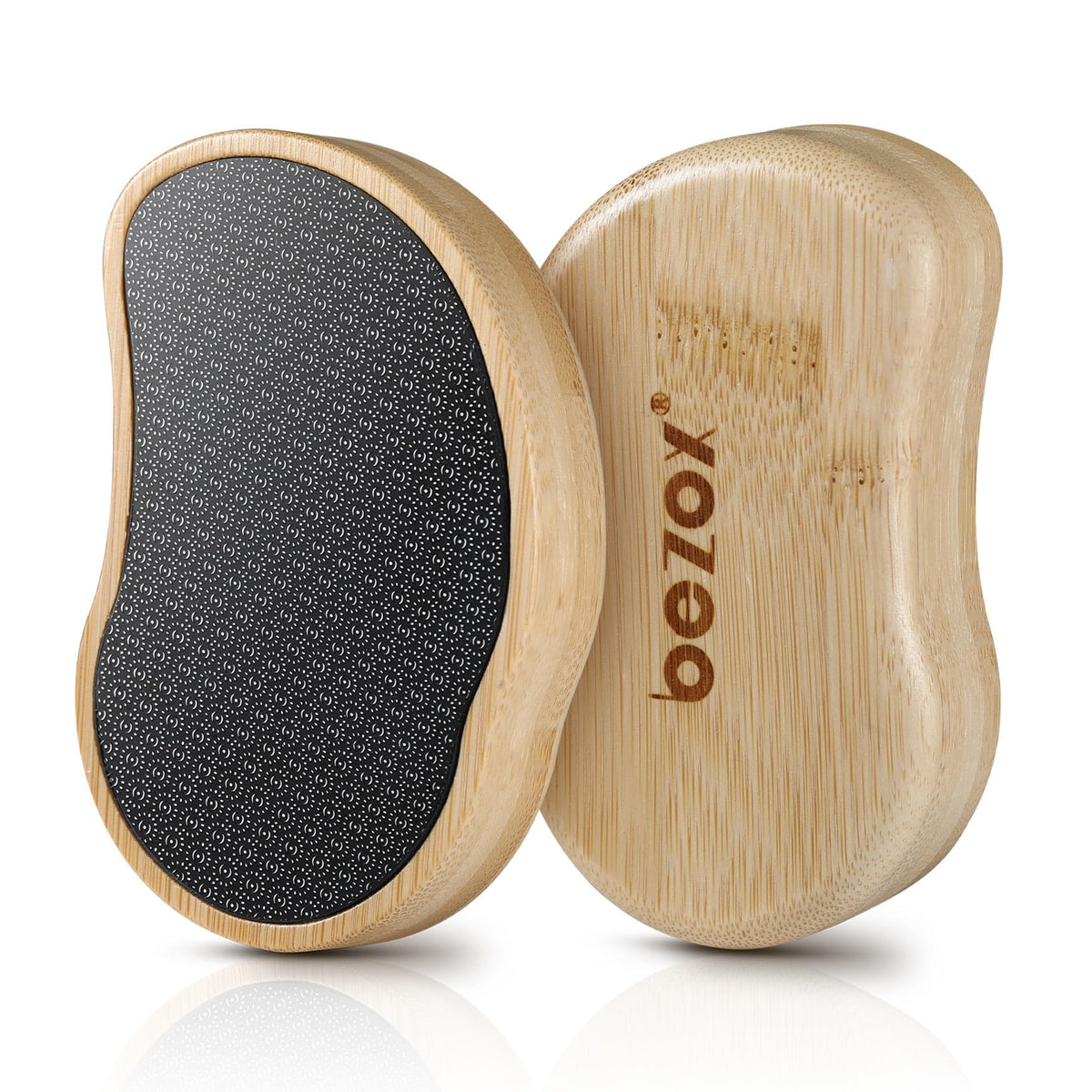 BEZOX nano-glass foot file closeup showing precise exfoliation for smoother feet.