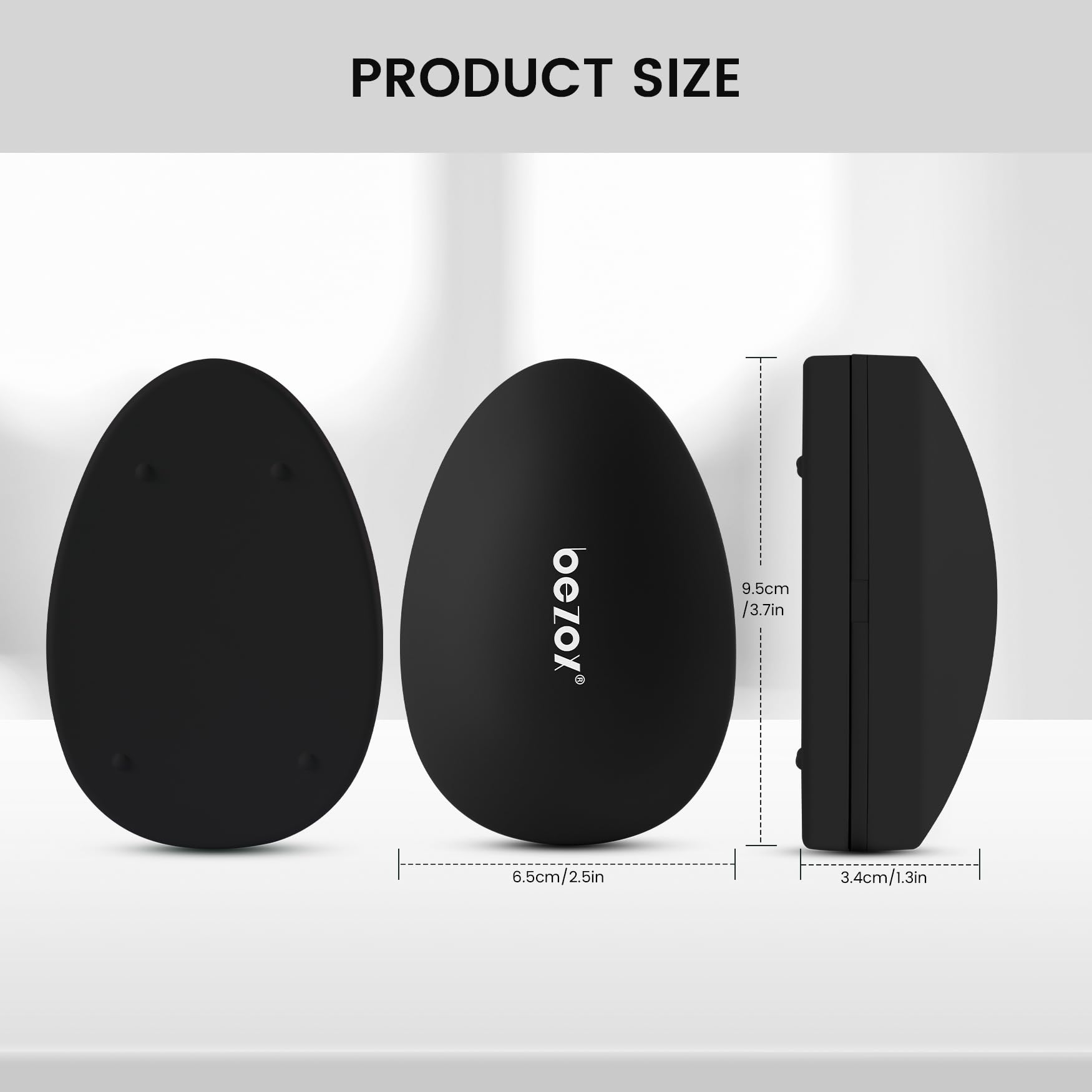 BEZOX Nano Glass Foot File easy-clean design supports quick sanitizing.