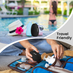 BEZOX Nano Glass Foot File ergonomic egg-grip for comfortable use.