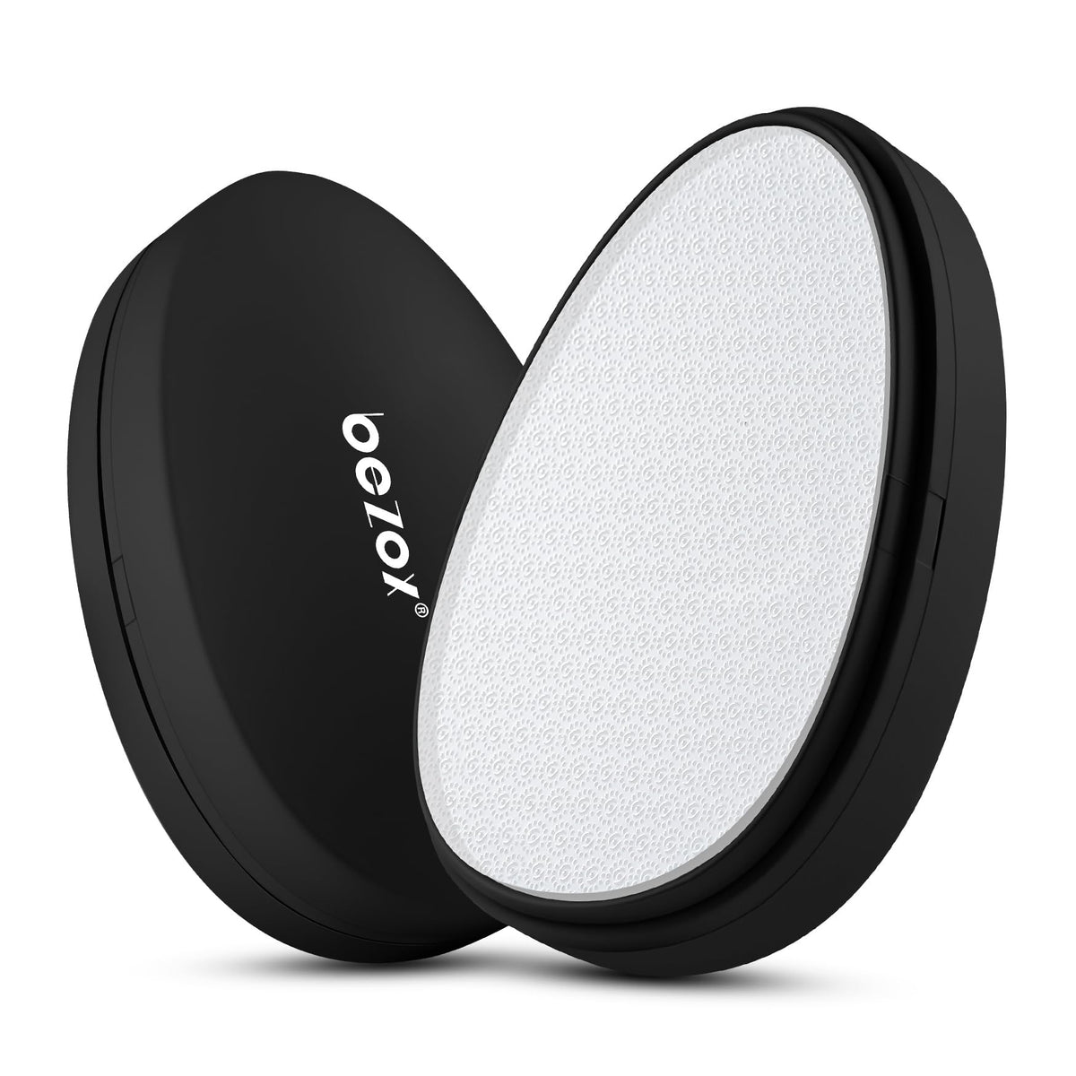 BEZOX Nano Glass Foot File etched surface for precise skin smoothing.
