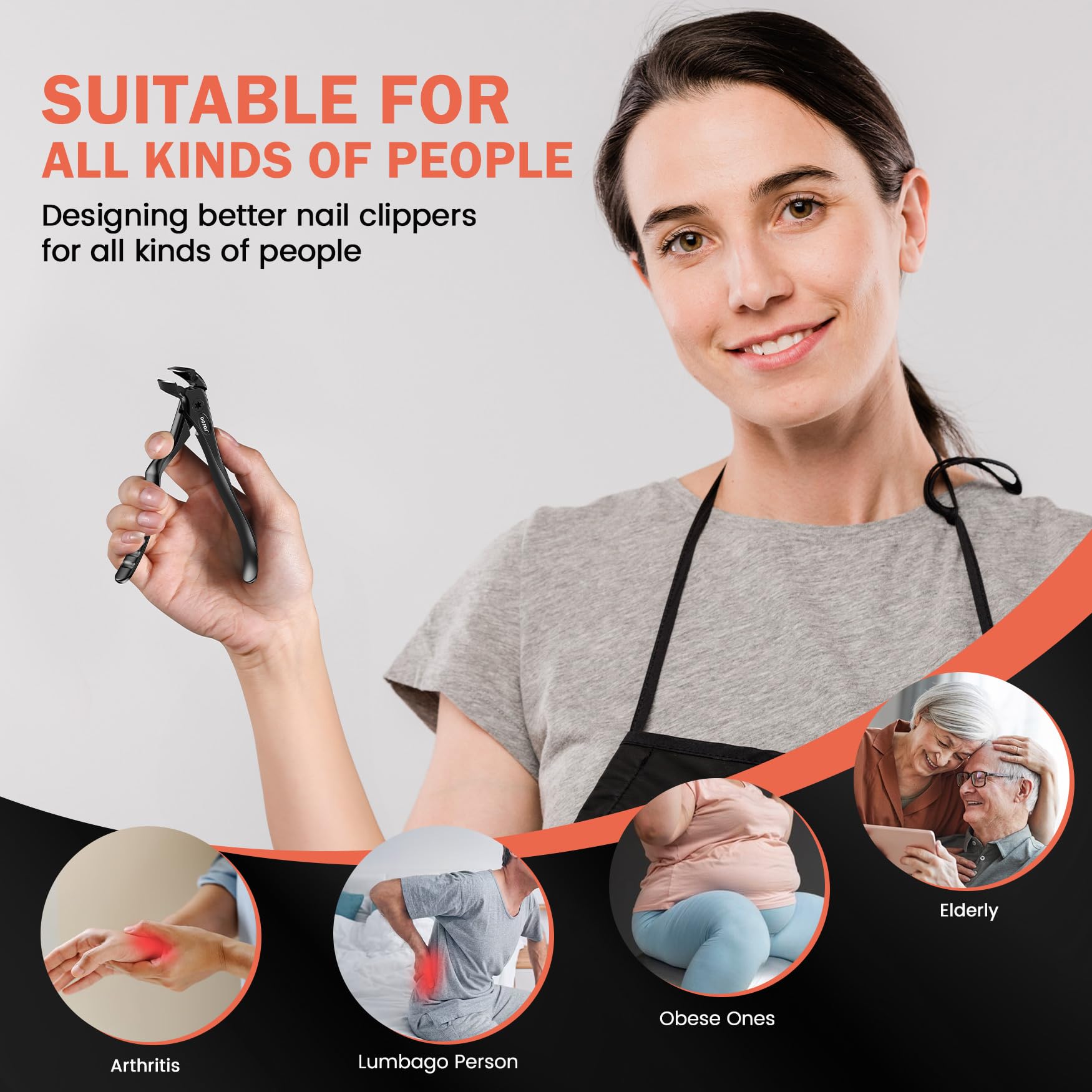BEZOX senior gift-clippers ideal for gifting to elderly caregivers.