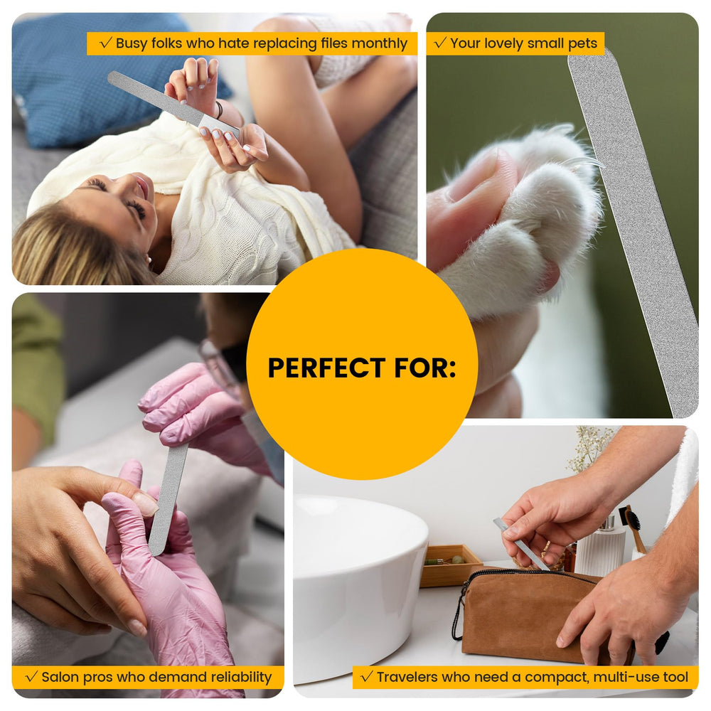 BEZOX storage case keeps nail files organized for salon or home