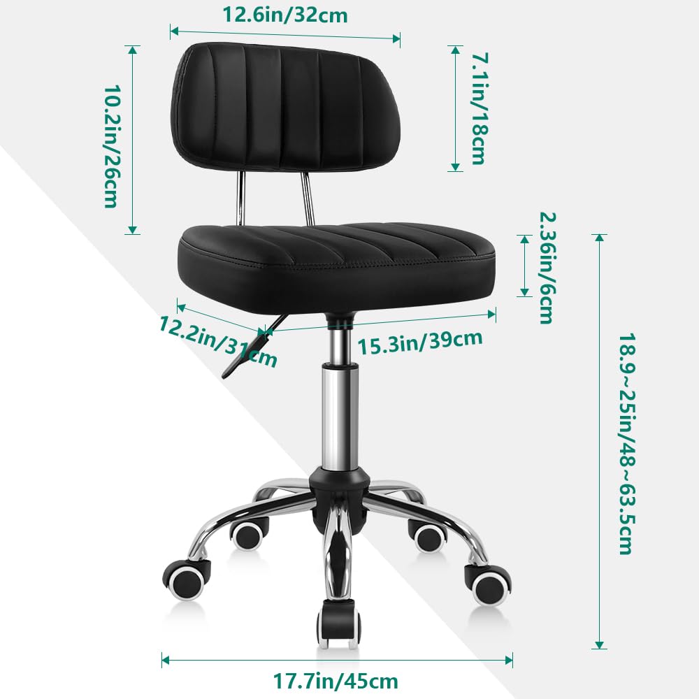 BFTOU height-adjustable stool at 19.3 to 25.4 inches for flexible tasks.