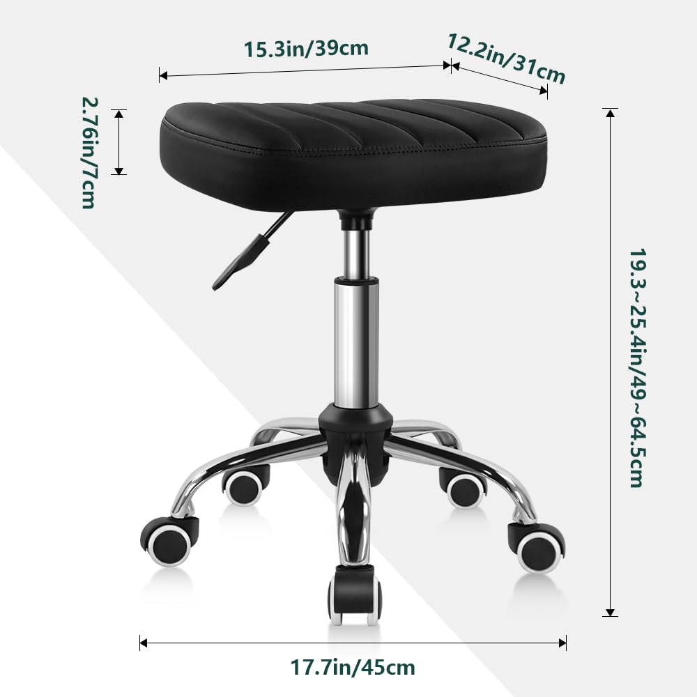 BFTOU height-adjustable stool from 19.3 to 25.4 inches for varied workstations