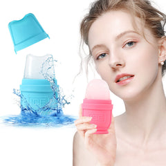 BFASU ice cube roller curved head delivers soothing cold therapy for facial contours and tension.