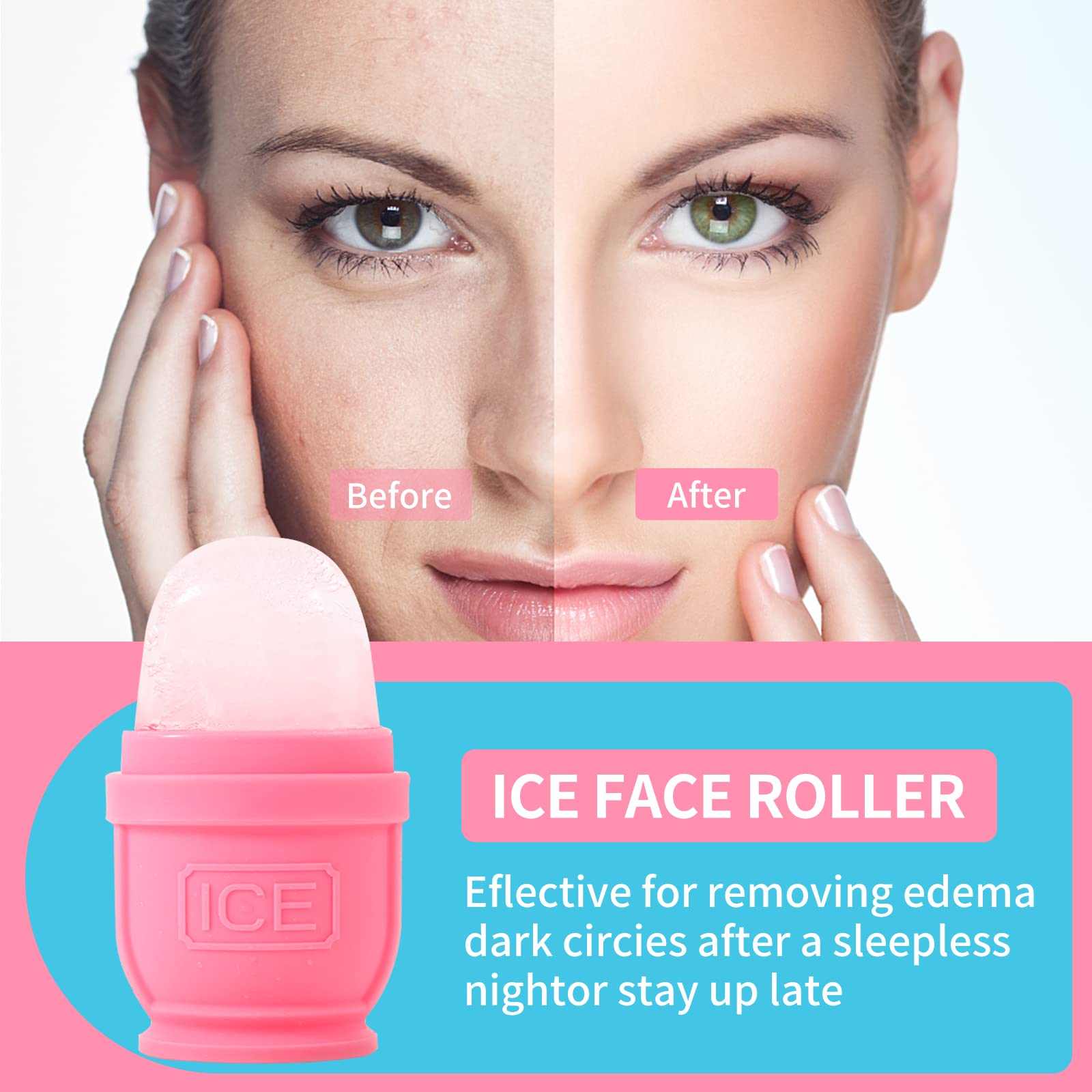 BFASU pain-relief-headache-muscle ice cube helps relieve headaches and muscle tension.