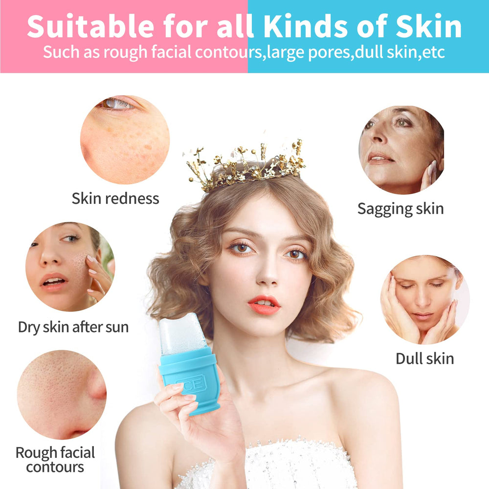 BFASU puffiness-brighten-skin ice cubes visibly calm morning swelling and brighten complexion.