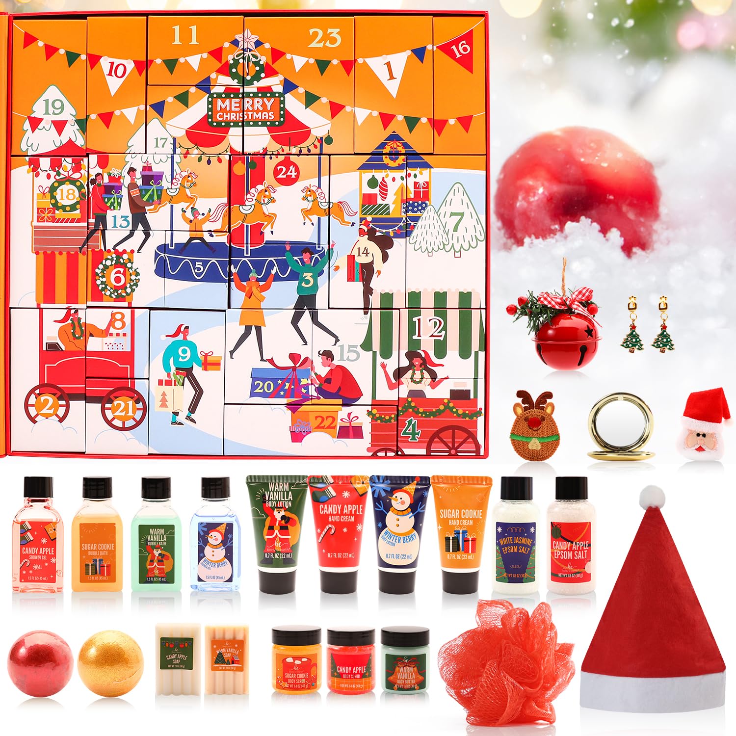 BFFLOVE Hand cream tube inside highlight demonstrates moisturizing care for dry winter hands