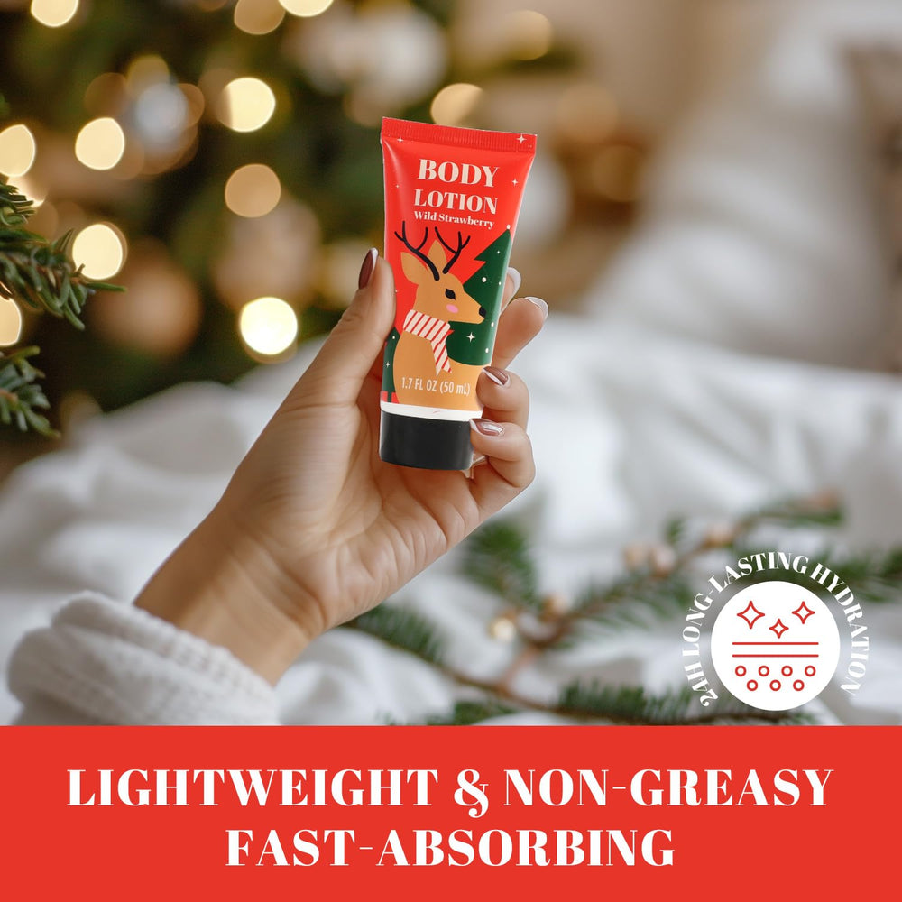 BFFLOVE Christmas lotion nourishes and hydrates for soft skin during winter days