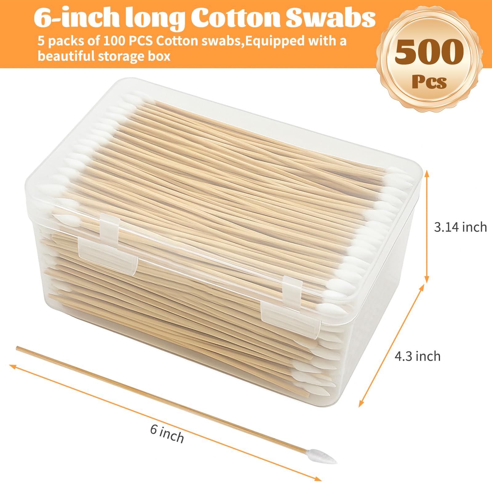 BFHKXW high-absorbency cleaning swab soaks up oils and solvents.