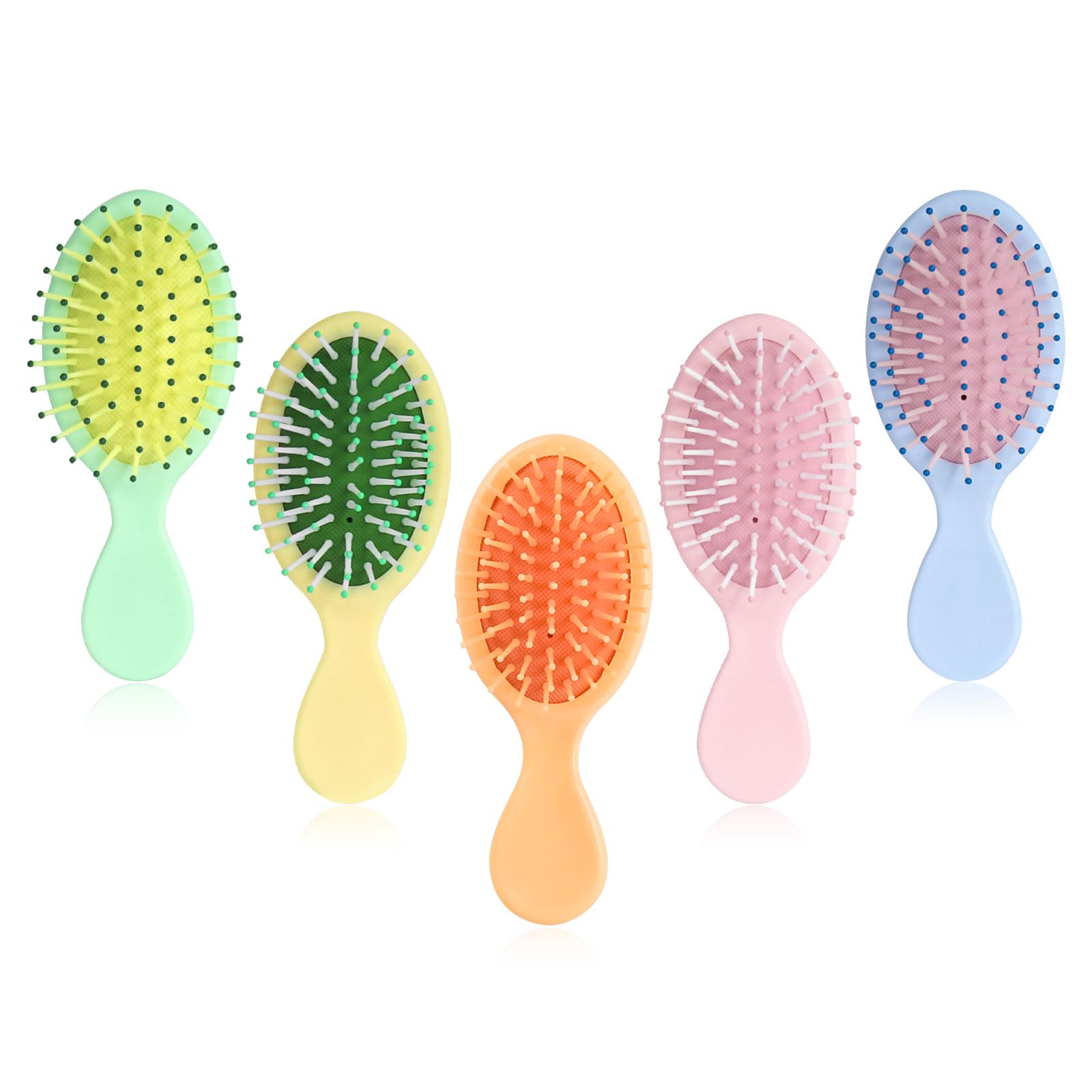 BFZMSLY mini hair brush set in five colors, portable and stylish for everyday use