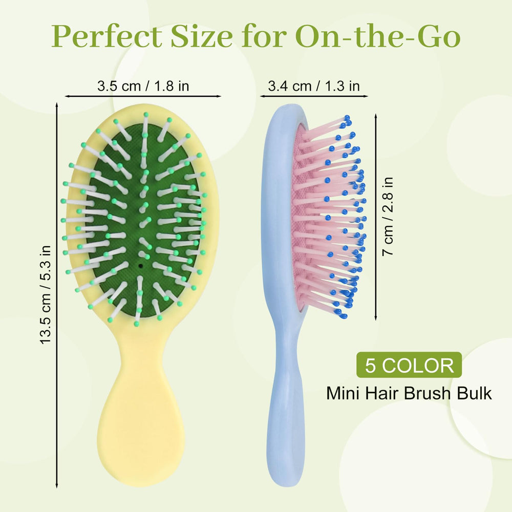 BFZMSLY travel detangling brush for wet or dry hair to reduce knots