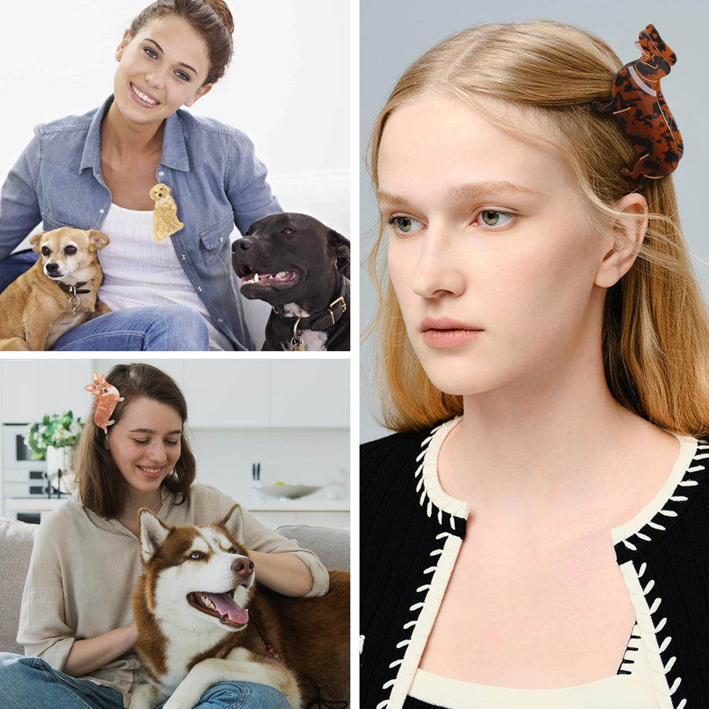 Bgffuy claw clip in hair demonstrates secure hold and shine