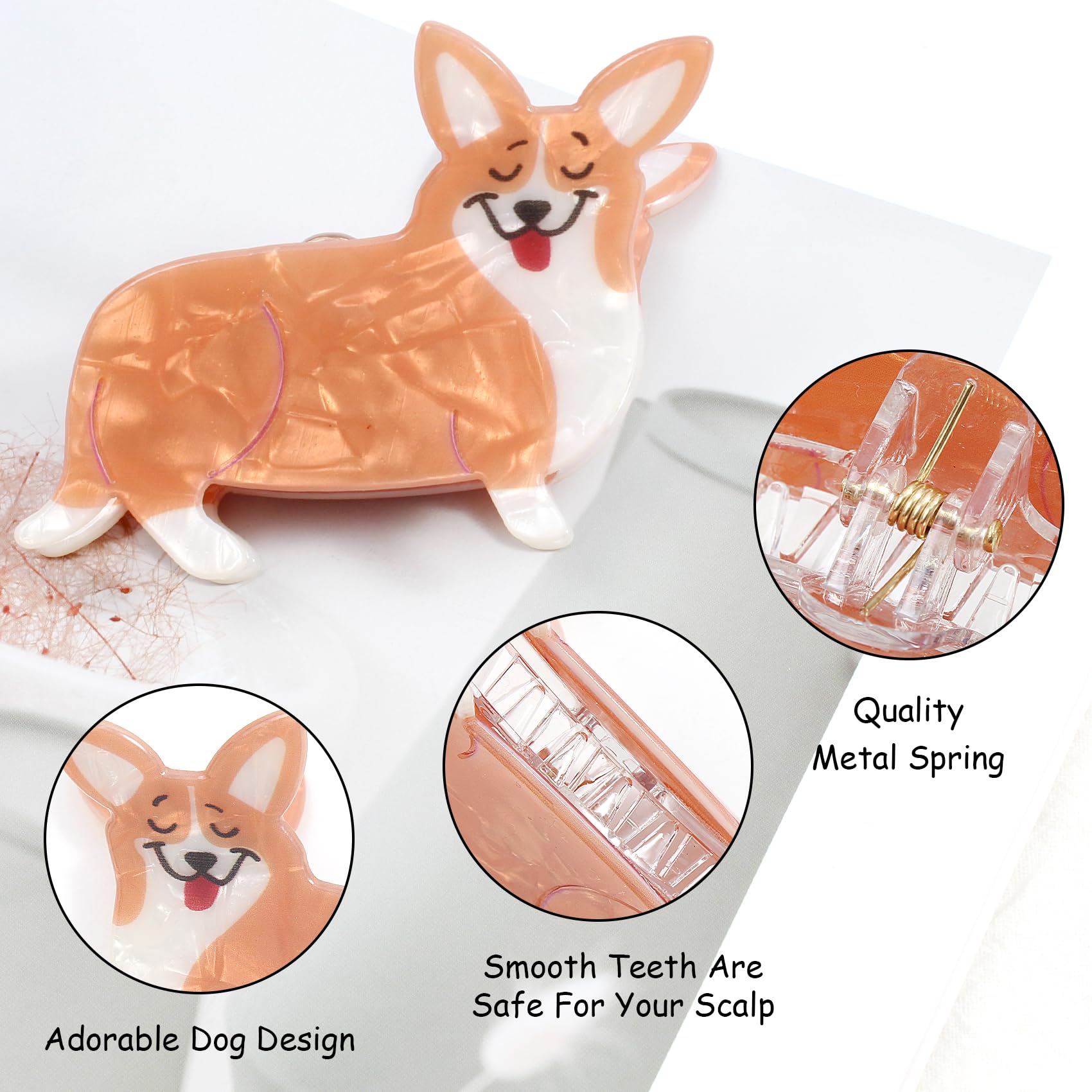 Bgffuy golden retriever clip with smooth finish for all-day wear