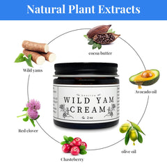 BGYVNU Wild Yam Cream organic wild yam ingredient detail.