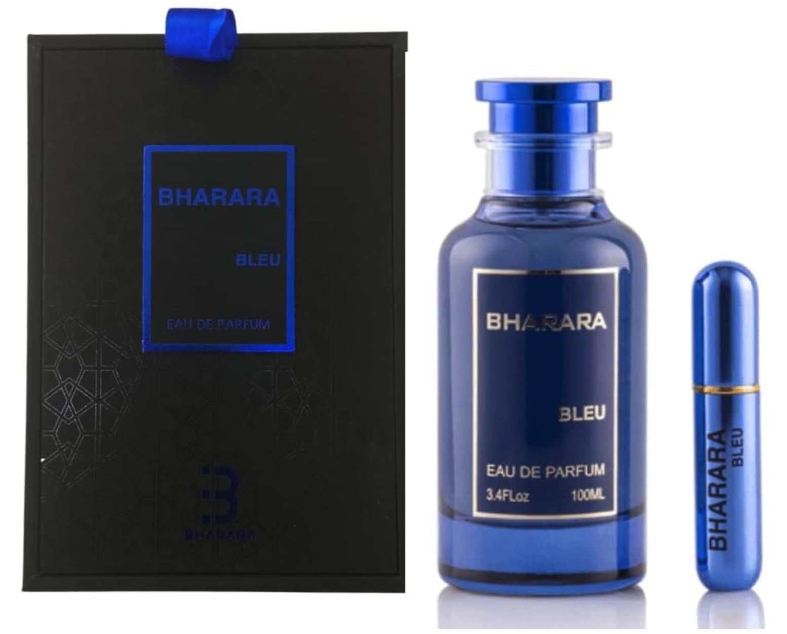 B Bharara Bleu Pour Homme bottle shown for confident daytime wear and subtle evening transitions.