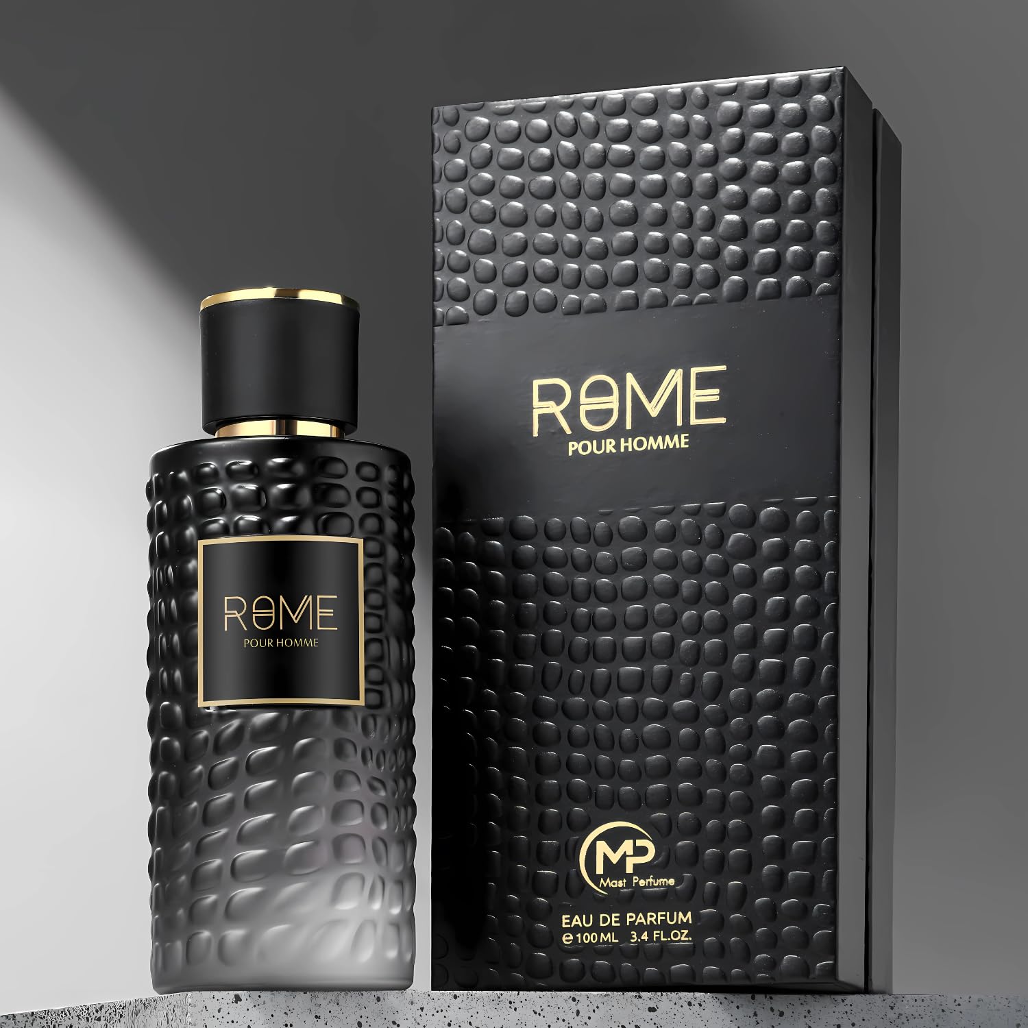 Bharara Rome Pour Homme bottle front view for daily confident wear