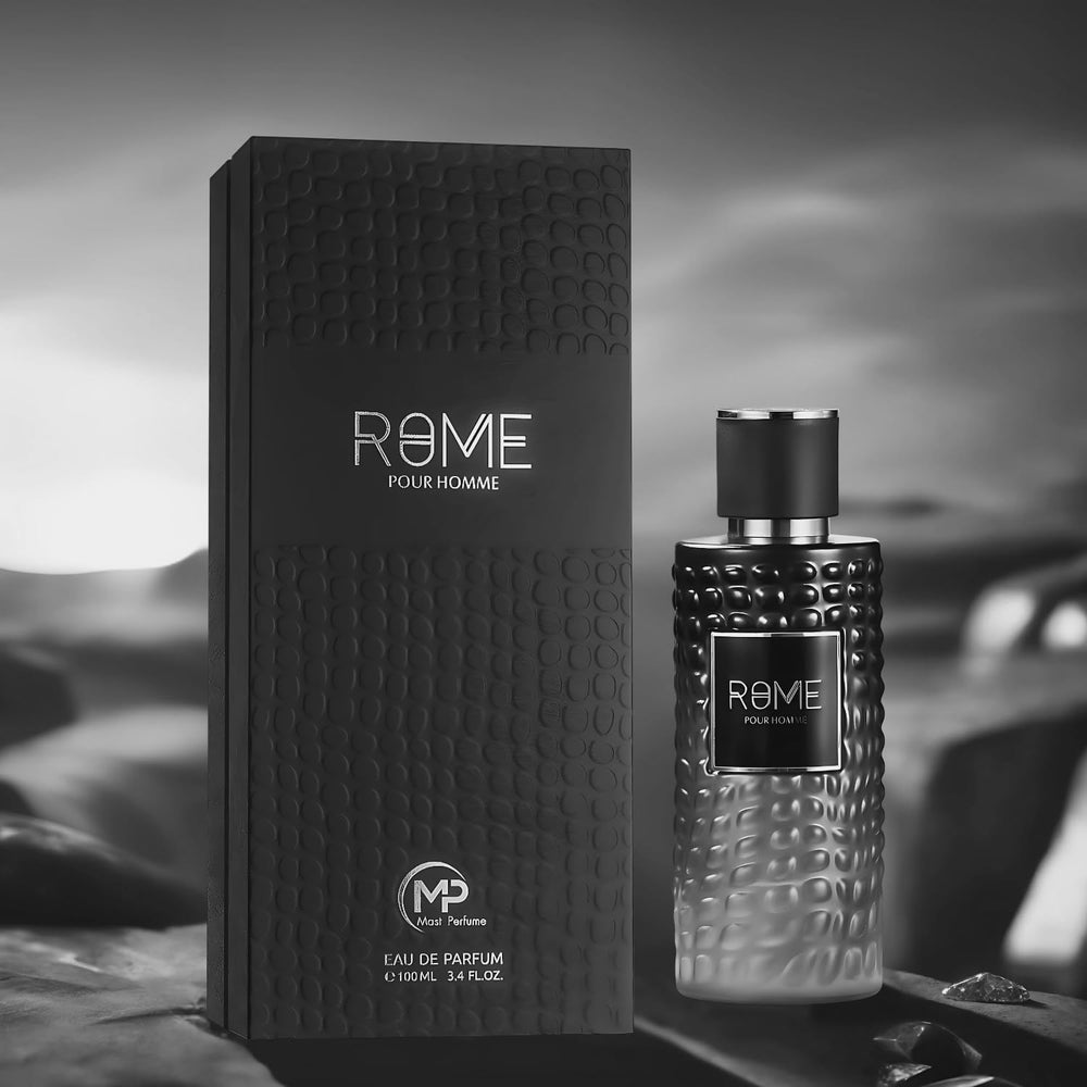 Bharara Rome Pour Homme 100 ml bottle presentation