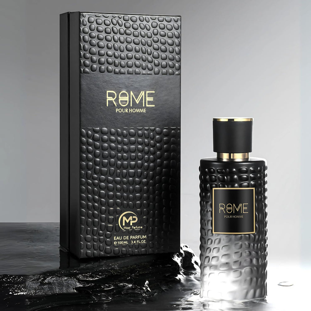 Bharara Rome Pour Homme heart notes featuring ginger and sage for depth
