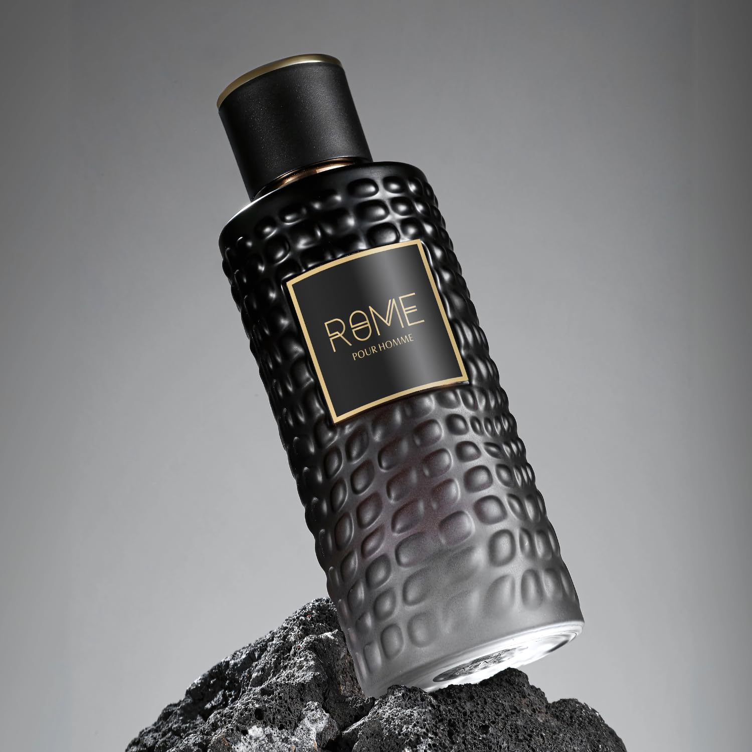 Bharara Rome Pour Homme woody base with cedarwood and vetiver for lasting finish