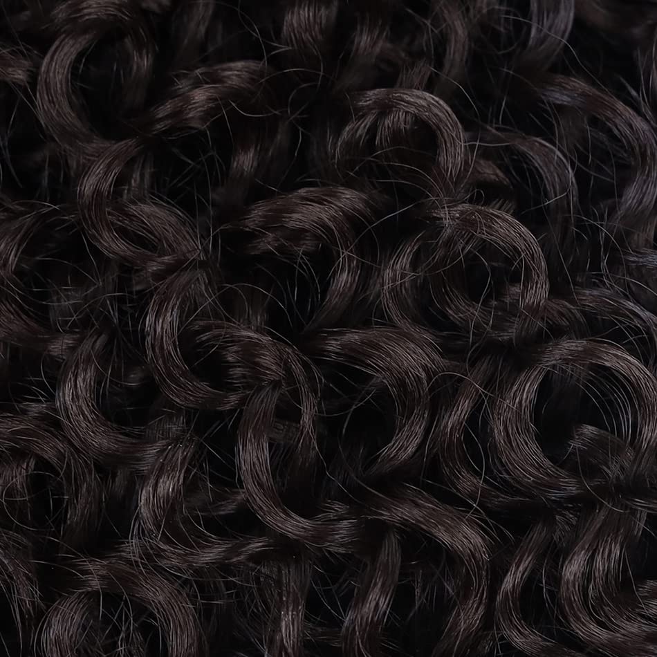 BHF 26 inch kinky curly extension blends with shade #4 for natural-looking results.