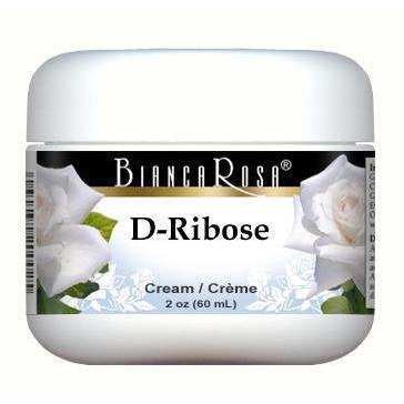 Bianca Rosa D-Ribose Cream ingredient panel emphasizing clean formulation.