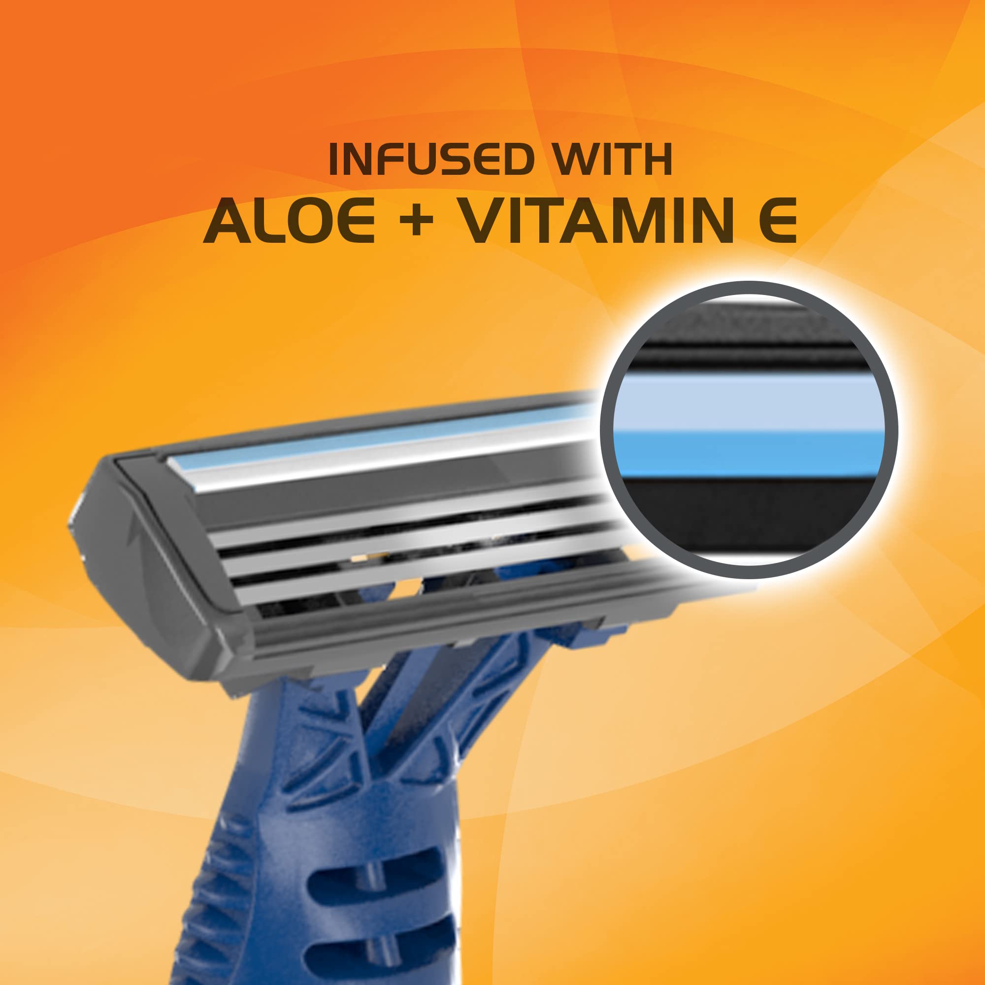 BIC Comfort 3 Advance four-pack image for home or travel convenience