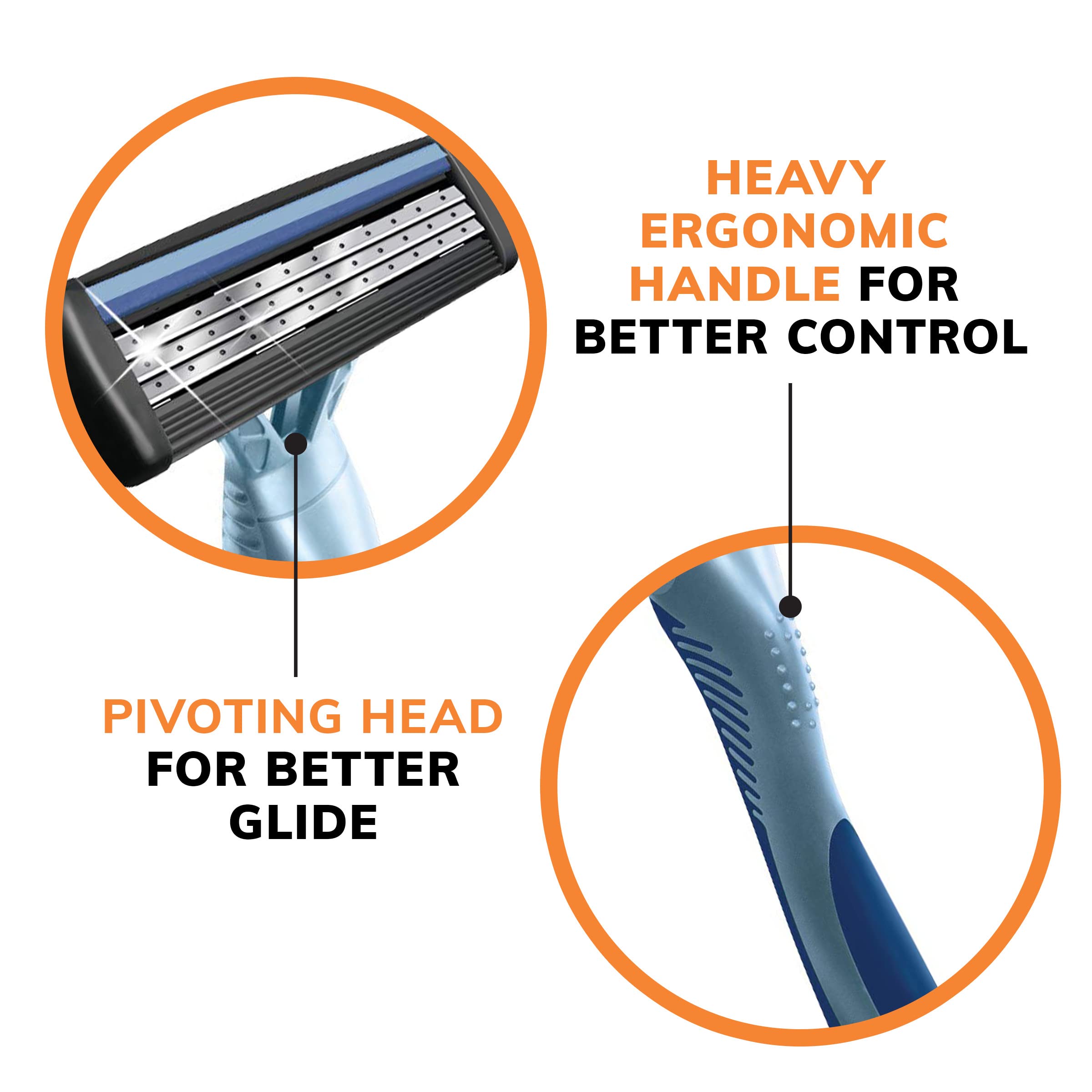 BIC Flex 3 Titanium razor packaging for convenient gym bag or travel kit.