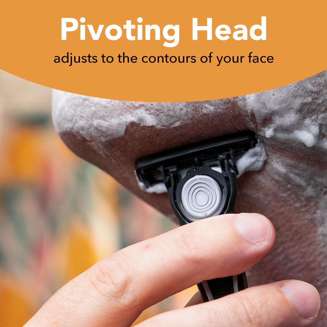 BIC Flex 4 travel-ready kit with blade cover for on-the-go grooming.