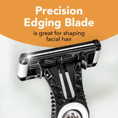 BIC Flex 5 Sensitive razor with five blades array for a close shave.
