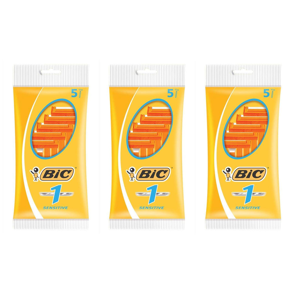 BIC N°1 razor pack in a pouch for convenient on-the-go grooming.
