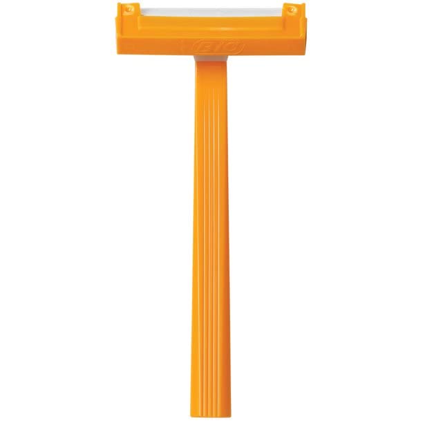 BIC single blade sensitive skin shaver pack of 24 razors for extended value.