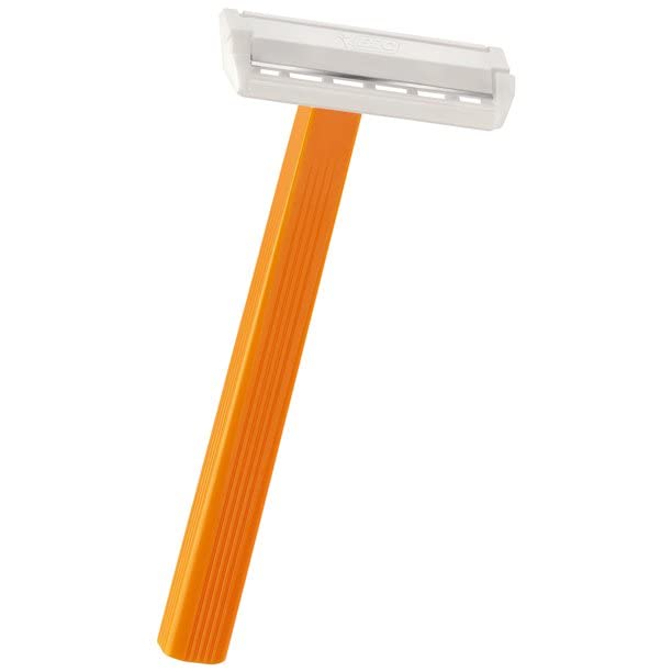 BIC single blade sensitive skin shaver gentle glide on delicate skin for comfortable shave.