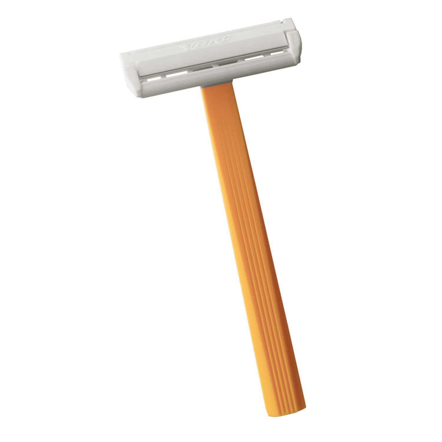 BIC single blade sensitive skin shaver two packs overview highlighting value.
