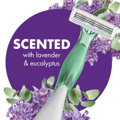 Three-blade flexibility of BIC Soleil Escape supports contour-following shave.
