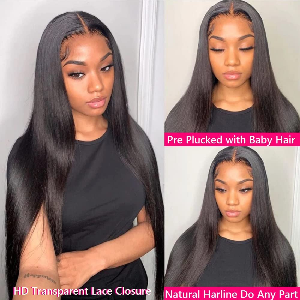 BICNGA three-bundle set with closure captures full, thick straight look.