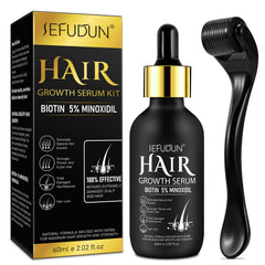 Bieyoc Minoxidil Serum bottle closeup highlighting scalp growth support