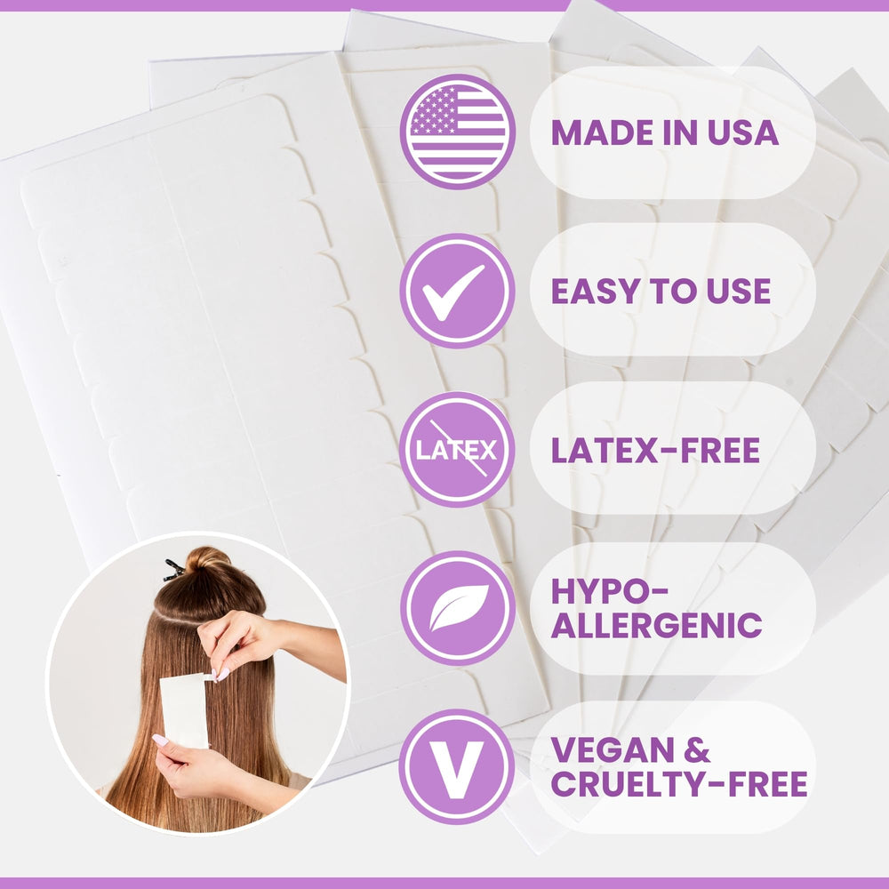 Big Kizzy strong hold tape-in extensions demonstrates durable attachment