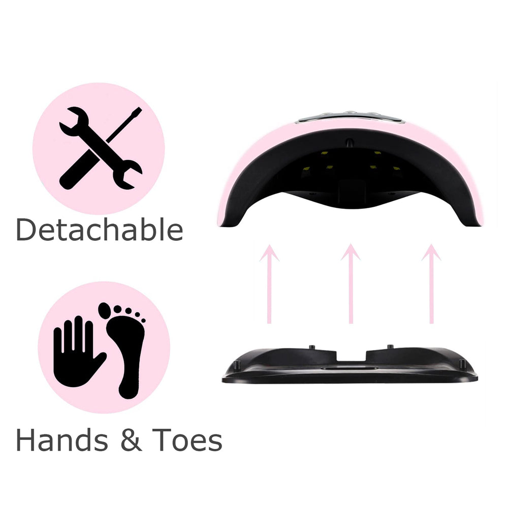 BigBear compact travel-ready nail lamp fits in a bag for on-the-go manicures