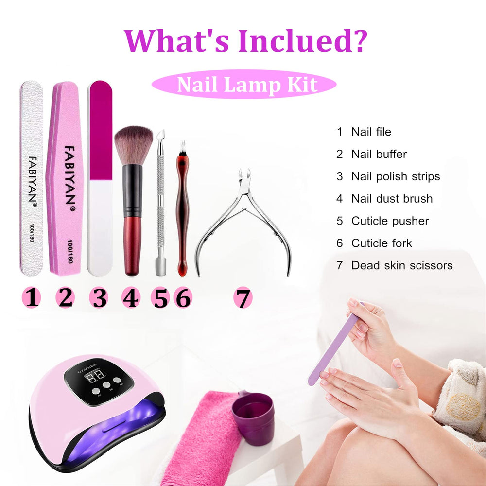 BIGBEAR UV light nails 48W automatic sensor handles hands-in to hands-out curing.