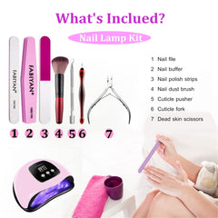 BIGBEAR UV light nails 48W automatic sensor handles hands-in to hands-out curing.