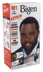 Bigen Ez Color for Men Jet Black Kit 6-pack with gloves ensures mess-free, even results