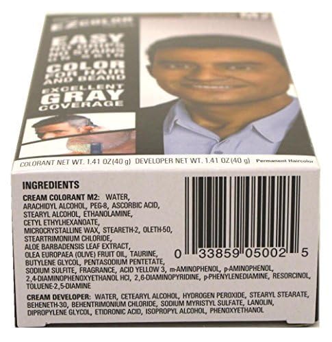 Bigen Ez Color Real Black Kit shows skin-friendly, stain-free results