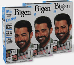 Bigen EZ Color for Men Medium Brown 3-Pack box shows convenient packaging for touch-ups.